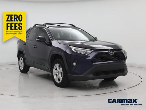 Blue 2019 Toyota RAV4 XLE