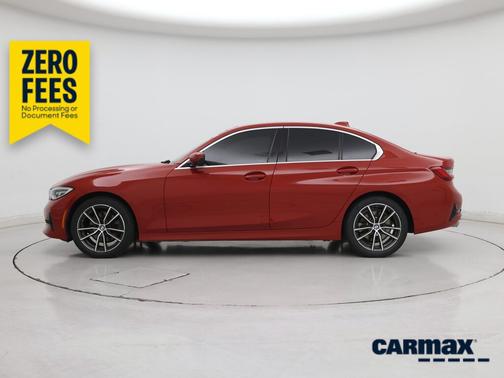 Red 2021 BMW 330 I xDrive