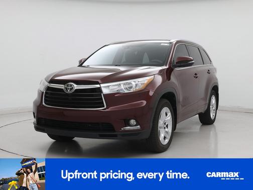 Red 2015 Toyota Highlander Limited