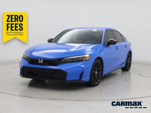 Blue 2025 Honda Civic Sport