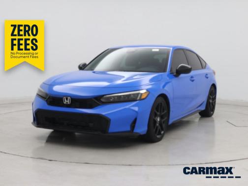 Blue 2025 Honda Civic Sport