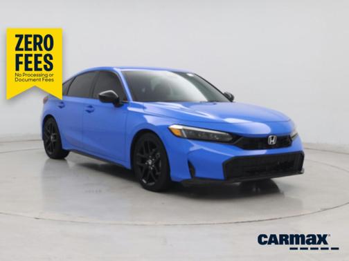 Blue 2025 Honda Civic Sport