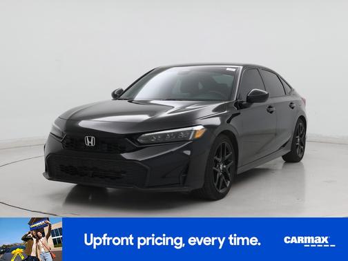 Black 2025 Honda Civic Sport