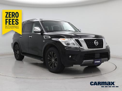 Black 2019 Nissan Armada Platinum