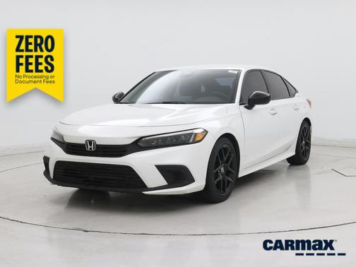 White 2022 Honda Civic Sport