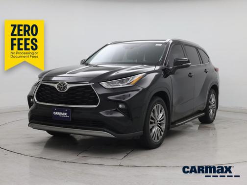 Black 2021 Toyota Highlander Platinum