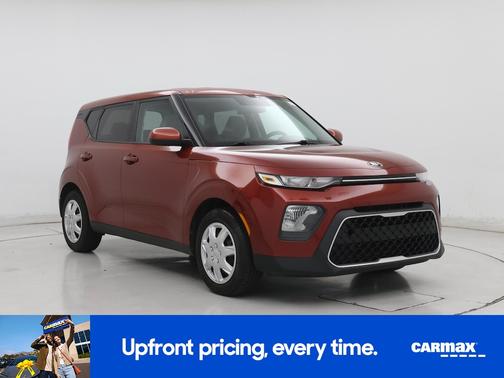 Orange 2021 Kia Soul LX