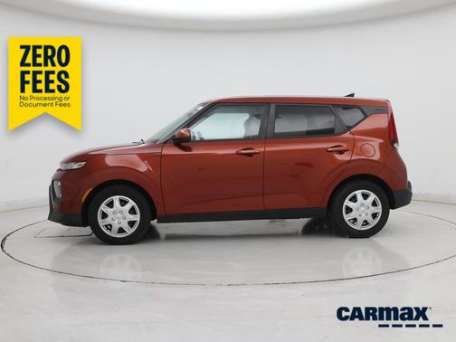 Orange 2021 Kia Soul LX