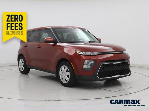 Orange 2021 Kia Soul LX
