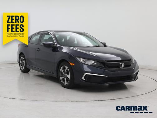 Blue 2020 Honda Civic LX