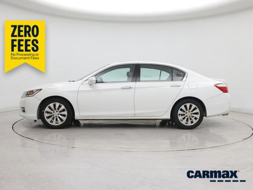 White 2014 Honda Accord EX-L