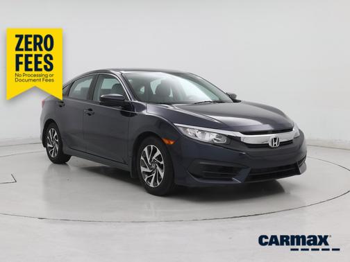 Gray 2017 Honda Civic EX