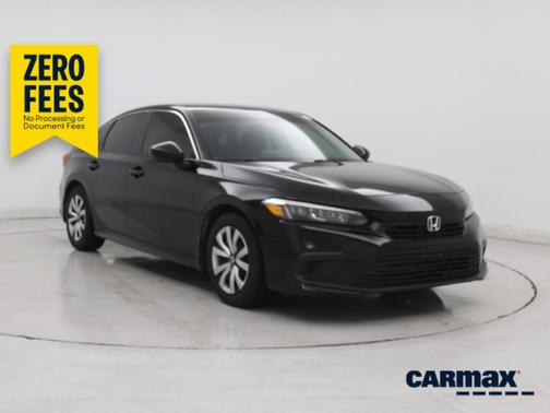 Black 2024 Honda Civic LX