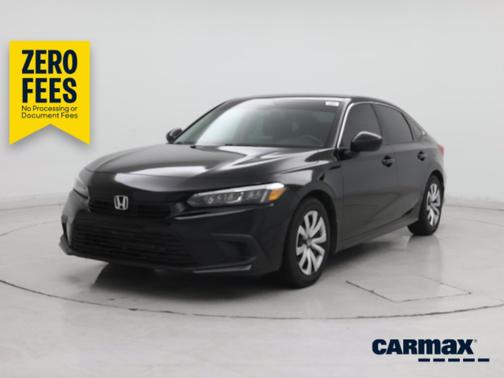 Black 2024 Honda Civic LX