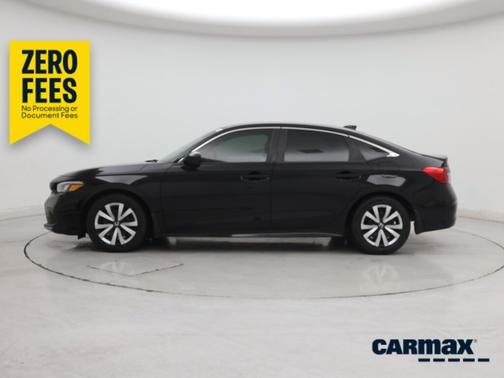 Black 2024 Honda Civic LX