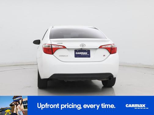 White 2015 Toyota Corolla S Plus