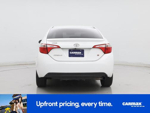 White 2015 Toyota Corolla S Plus