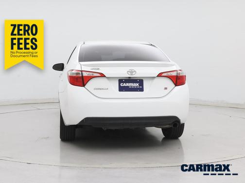 White 2015 Toyota Corolla S Plus