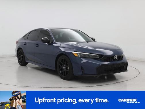 Blue 2025 Honda Civic Sport