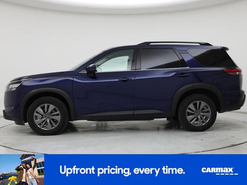 Blue 2025 Nissan Pathfinder SV