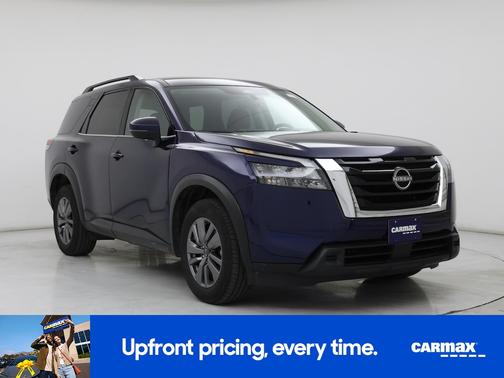 Blue 2025 Nissan Pathfinder SV