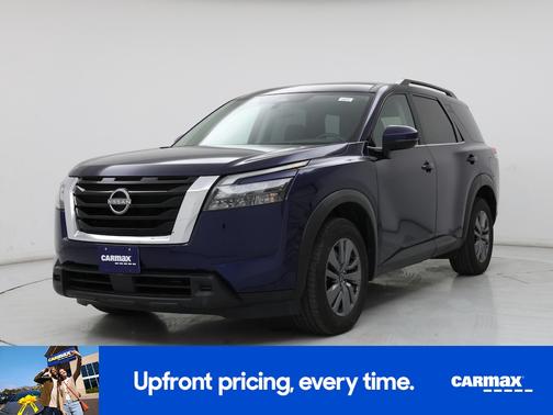 Blue 2025 Nissan Pathfinder SV