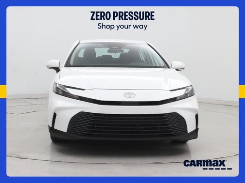 White 2025 Toyota Camry LE