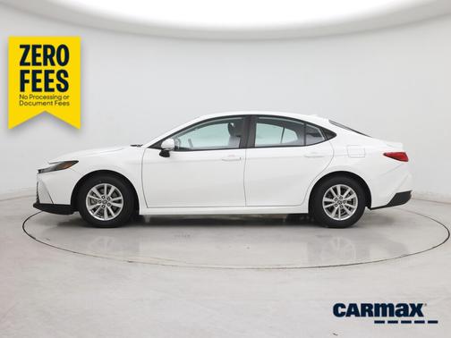 White 2025 Toyota Camry LE