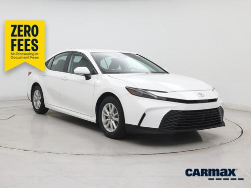 White 2025 Toyota Camry LE