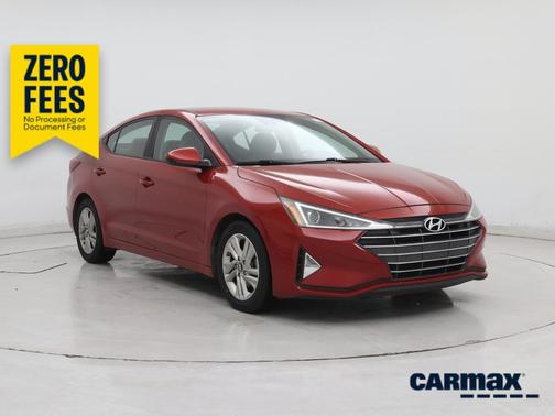Red 2019 Hyundai ELANTRA SEL