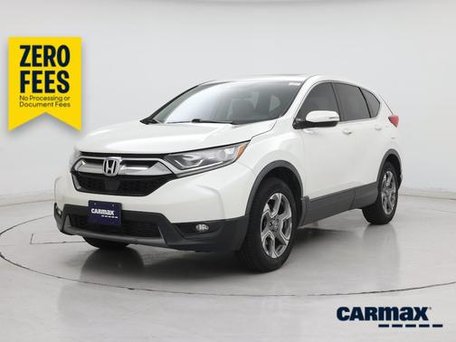White 2018 Honda CR-V EX-L