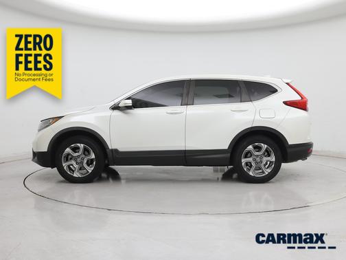 White 2018 Honda CR-V EX-L