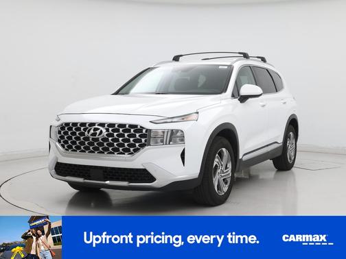 White 2022 Hyundai SANTA FE SEL