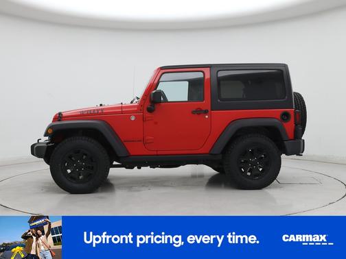 Red 2015 Jeep Wrangler Willys Wheeler