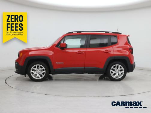 Red 2018 Jeep Renegade Latitude