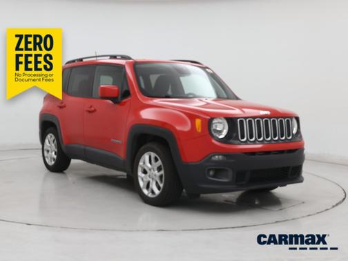Red 2018 Jeep Renegade Latitude