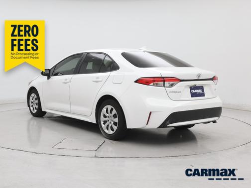 White 2021 Toyota Corolla LE