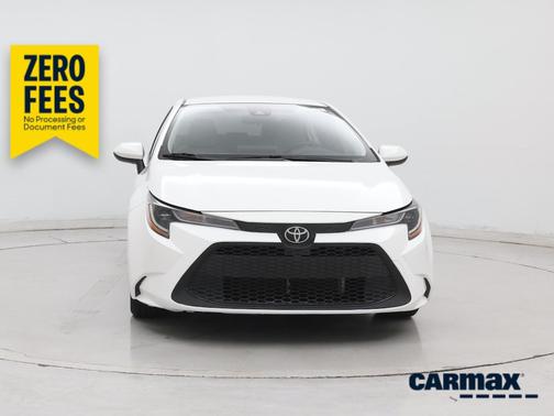 White 2021 Toyota Corolla LE
