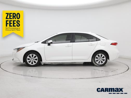 White 2021 Toyota Corolla LE