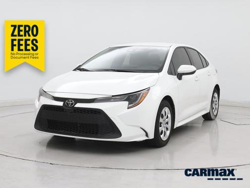 White 2021 Toyota Corolla LE