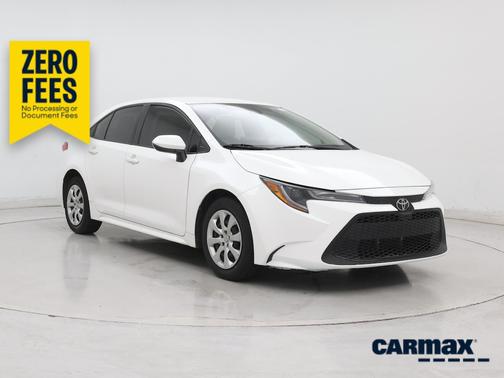 White 2021 Toyota Corolla LE
