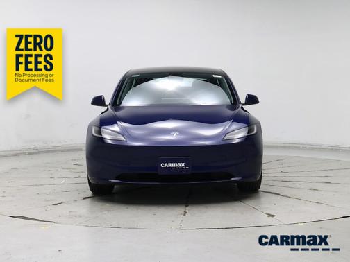 Blue 2025 Tesla Model 3 Long Range