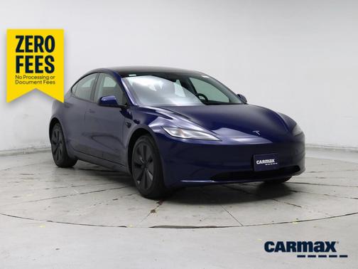 Blue 2025 Tesla Model 3 Long Range
