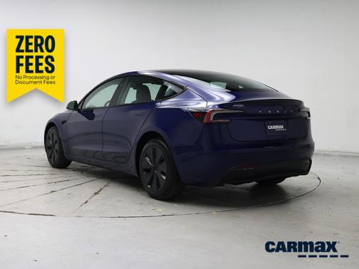 Blue 2025 Tesla Model 3 Long Range