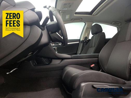 Black 2017 Honda Civic EX