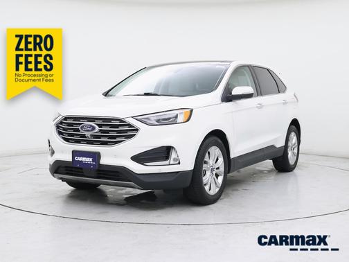 White 2020 Ford Edge Titanium