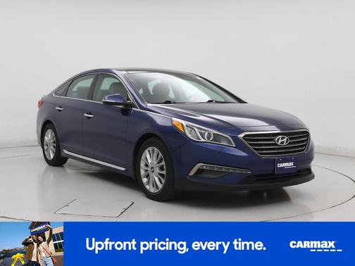 Blue 2015 Hyundai SONATA Limited
