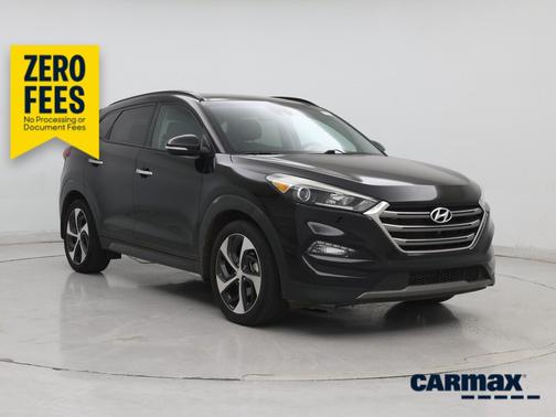 Black 2016 Hyundai TUCSON Limited