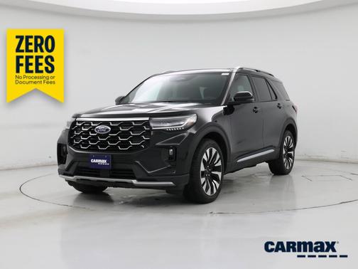 Black 2025 Ford Explorer Platinum