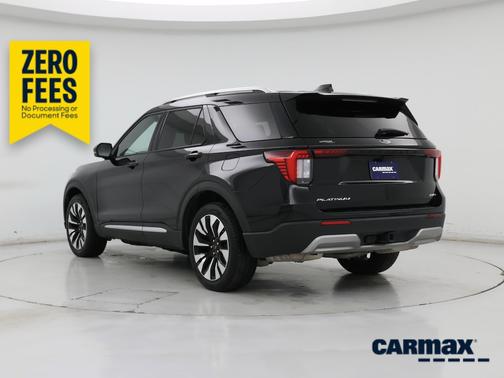 Black 2025 Ford Explorer Platinum